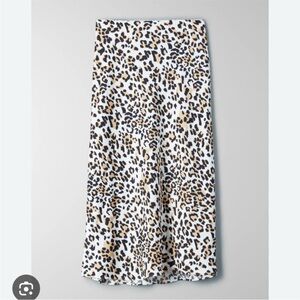Babaton midi slip skirt cheetah print 6